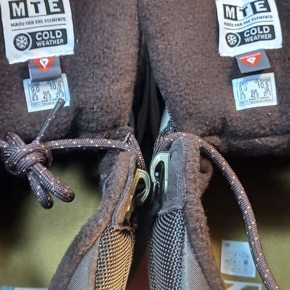 Vans Men's 9/Women's 10.5 Ultrarange Exo Hi MTE 2 Demitasse Brown Boots - Picture 5 of 14